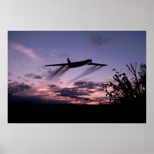 Flugzeugplakat Poster (Vorne)