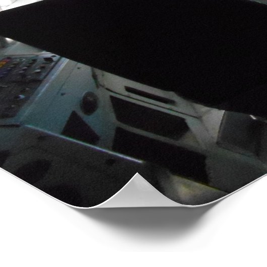 Flugzeugplakat Poster (Ecke)