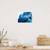 Flugzeugplakat Poster (Küche)