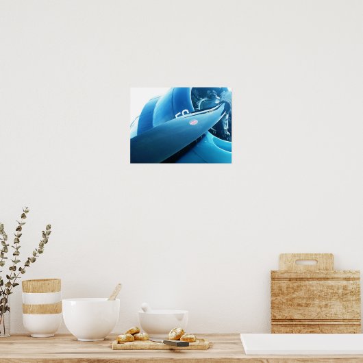 Flugzeugplakat Poster (Küche)