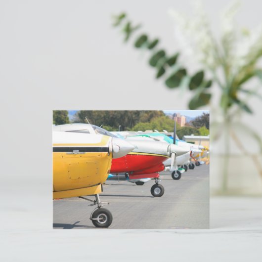 Flugzeugpostkarte Postkarte (Stehend Vorderseite)