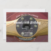 Flugzeugpropeller Geburtstagspartei Einladung (Vorderseite)