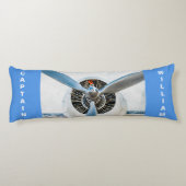 Flugzeugpropeller mit eigenem Gerät Seitenschläferkissen (Rückseite)