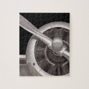 Flugzeugpropeller-Nahaufnahme Puzzle
