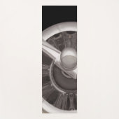 Flugzeugpropeller-Nahaufnahme Yogamatte (Vorderseite)