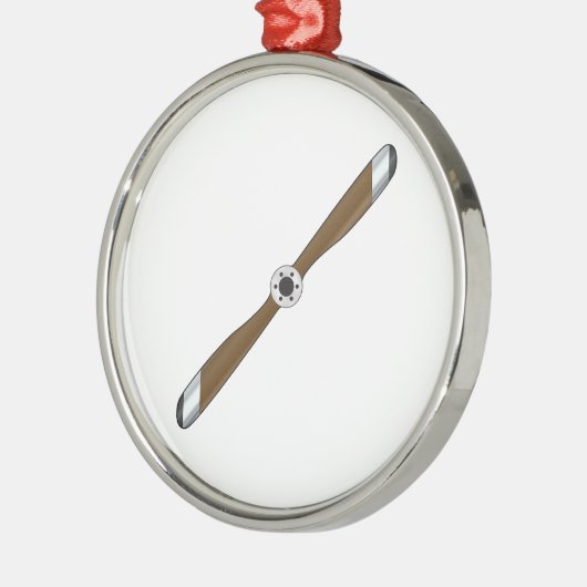 Flugzeugpropeller Ornament Aus Metall (Links)