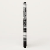 Flugzeugpropeller Schwarz und Weiß Case-Mate iPhone Hülle (Hinten/Links)