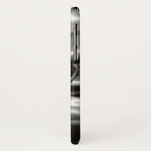 Flugzeugpropeller Schwarz und Weiß Case-Mate iPhone Hülle (Hinten/Links)