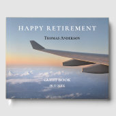 Flugzeugruhestand Gästebuch (Vorderseite)