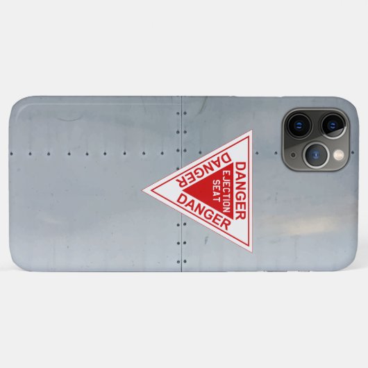 Flugzeugrumpf (Gefahrenstuhl) Case-Mate iPhone Hülle (Rückseite (Horizontal))