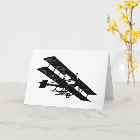 Flugzeugrumpf Karte (Gelbe Blume)