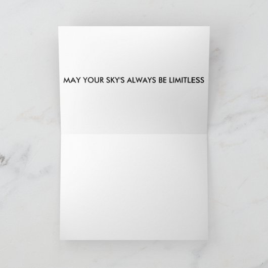 Flugzeugrumpf Karte (Innenseite)