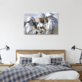 Flugzeugrutsche für Feuerwehrfahrzeuge Leinwanddruck (Insitu (Schlafzimmer))