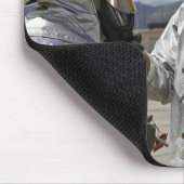 Flugzeugrutsche für Feuerwehrfahrzeuge Mousepad (Ecke)