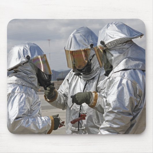 Flugzeugrutsche für Feuerwehrfahrzeuge Mousepad (Vorne)