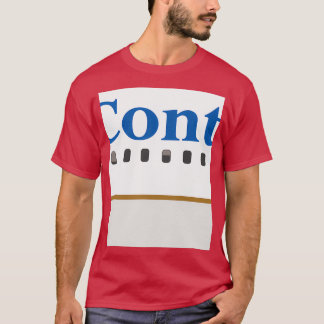 Flugzeug's Continental Airlines T-Shirt