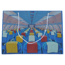Flugzeugsitze (von Gregorio Undurraga) Große Geschenktüte