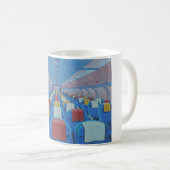Flugzeugsitze (von Gregorio Undurraga) Kaffeetasse (VorderseiteRechts)
