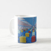 Flugzeugsitze (von Gregorio Undurraga) Kaffeetasse (Vorderseite Links)
