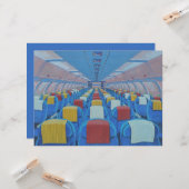 Flugzeugsitze (von Gregorio Undurraga) Karte (Vorderseite/Rückseite Beispiel)