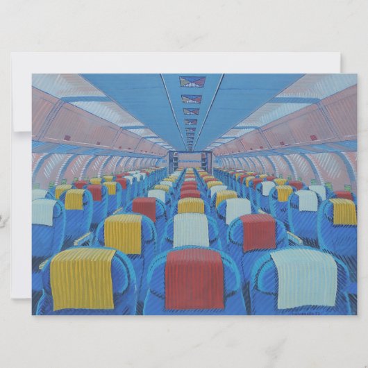 Flugzeugsitze (von Gregorio Undurraga) Karte (Vorderseite)