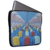 Flugzeugsitze (von Gregorio Undurraga) Laptopschutzhülle (Vorne Rechts)