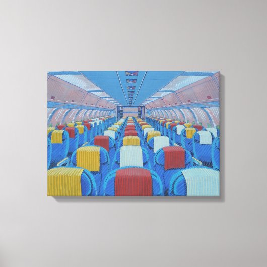 Flugzeugsitze (von Gregorio Undurraga) Leinwanddruck (Vorderseite)