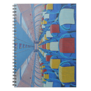 Flugzeugsitze (von Gregorio Undurraga) Notizblock