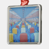 Flugzeugsitze (von Gregorio Undurraga) Ornament Aus Metall (Links)