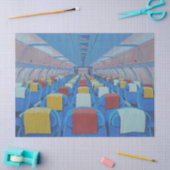 Flugzeugsitze (von Gregorio Undurraga) Seidenpapier (Basteln)