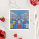 Flugzeugsitze (von Gregorio Undurraga) Serviette (Beispiel)