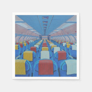 Flugzeugsitze (von Gregorio Undurraga) Serviette