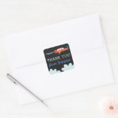 FlugzeugSpaß Personalisiert Danke Stickers (Umschlag)