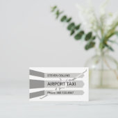Flugzeugstartbahn  visitenkarte (Stehend Vorderseite)