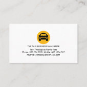 Flugzeugstartbahn  visitenkarte (Rückseite)