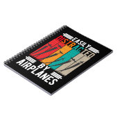 Flugzeugsüchtiger Pilot von Funny RC Notizblock (Linke Seite)