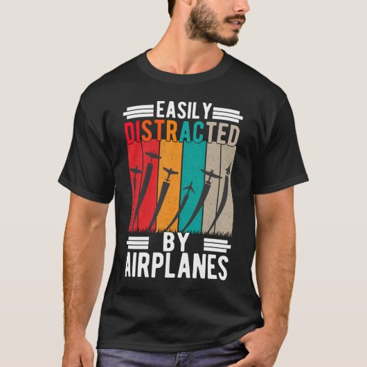 Flugzeugsüchtiger Pilot von Funny RC T-Shirt (Vorderseite)