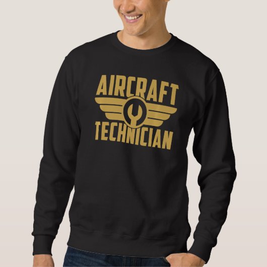 Flugzeugtechniker Sweatshirt (Vorderseite)