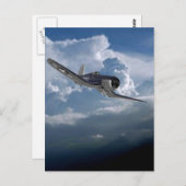 Flugzeugteile Postkarte (Vorne/Hinten)