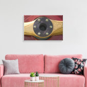 Flugzeugträger aus Holz Leinwanddruck (Insitu (Wohnzimmer))