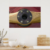 Flugzeugträger aus Holz Poster (Küche)