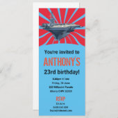 Flugzeugträger Einladung (Vorne/Hinten)