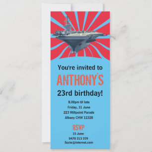 Flugzeugträger Einladung