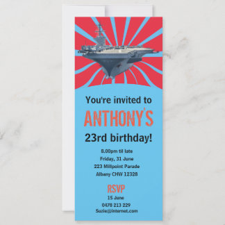 Flugzeugträger Einladung