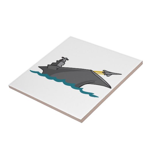 Flugzeugträger Fliese (Seite)