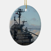 Flugzeugträger in New York Keramik Ornament (Rechts)