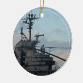Flugzeugträger in New York Keramik Ornament (Links)