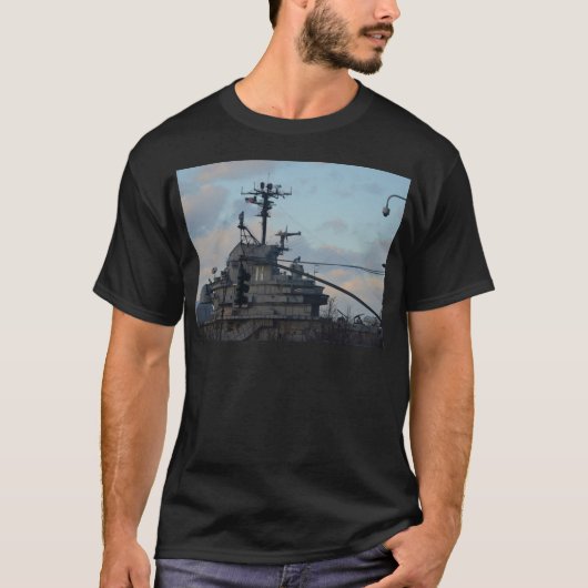 Flugzeugträger in New York T-Shirt (Vorderseite)