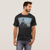 Flugzeugträger in New York T-Shirt (Vorne ganz)