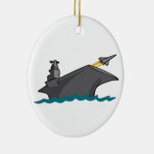 Flugzeugträger Keramik Ornament (Rechts)